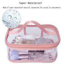 TRANSPARENT TRAVEL COSMETIC BAG