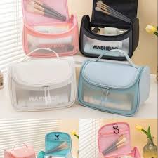 TRANSPARENT TRAVEL COSMETIC BAG