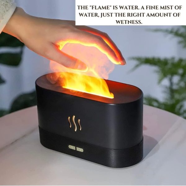 FLAME AIR DIFFUSER AND HUMIDIFIER