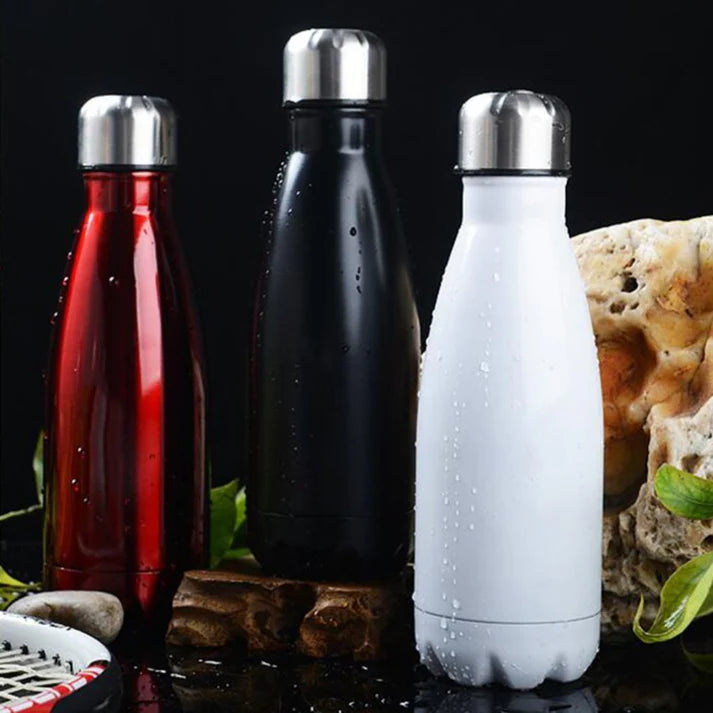 Double-Wall Insulated Vacuum Flask Stainless Steel Water Bottle