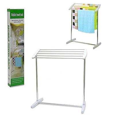 FLOOR STANDING CLOTH DRYING RACK HOLDER 2.3 X 2 FOOT