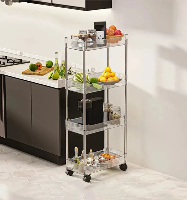 ACRYLIC SMART TROLLEY