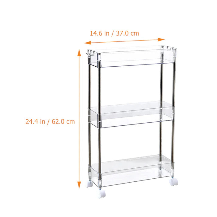 ACRYLIC SMART TROLLEY