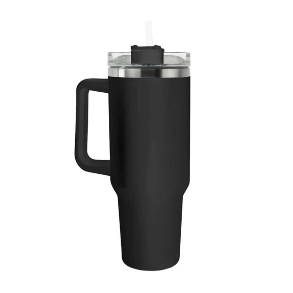 Exclusive 1200ML Tumbler with Straw & Handle - 400z Quencher